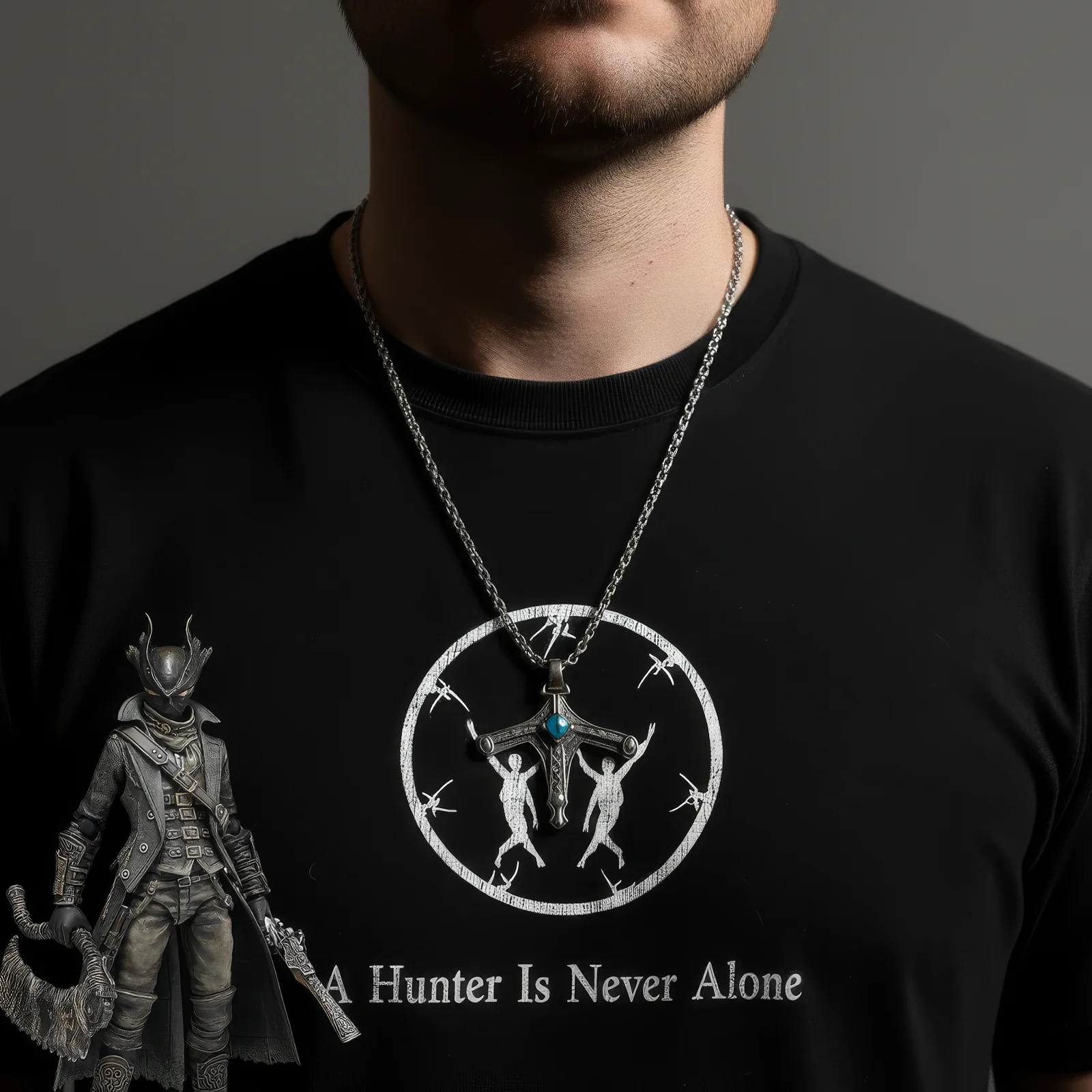 Bloodborne Cross Necklace - Image 2